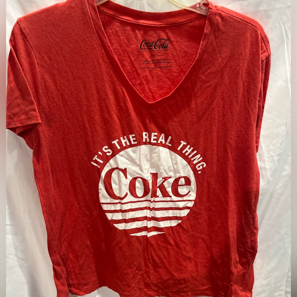 Coca-Cola Red Tee with Black Logo